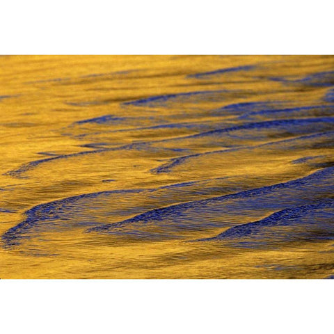 CA, Wave patterns off Torrey Pines Cliffs White Modern Wood Framed Art Print by Morris, Arthur