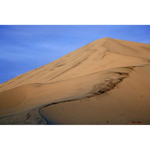 CA, Death Valley NP, Eureka Sand Dunes Gold Ornate Wood Framed Art Print with Double Matting by Flaherty, Dennis