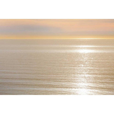 USA, California, La Jolla Sunset on ocean Black Modern Wood Framed Art Print by Paulson, Don