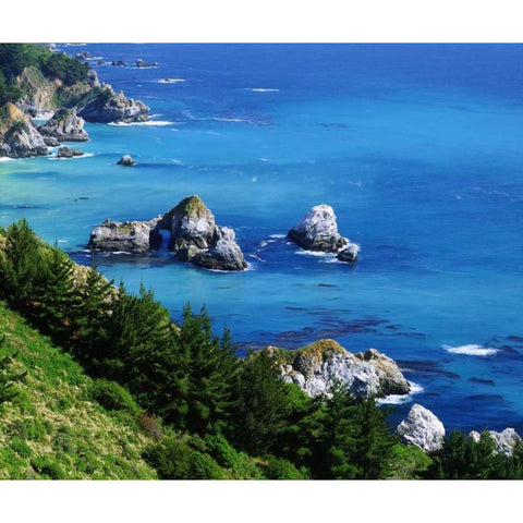 USA, California, Central California Coast Black Modern Wood Framed Art Print by Talbot Frank, Christopher