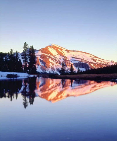 California, Sierra Nevada, Mammoth Peak Black Ornate Wood Framed Art Print with Double Matting by Talbot Frank, Christopher