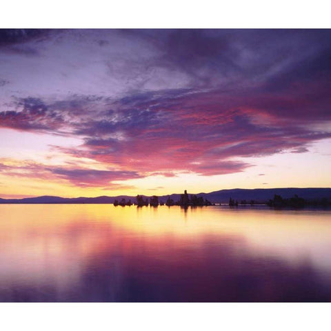 California Tufa Formations on Mono Lake Black Modern Wood Framed Art Print by Talbot Frank, Christopher