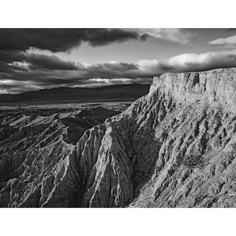 California, Anza Borrego SP Arid landscape Gold Ornate Wood Framed Art Print with Double Matting by Flaherty, Dennis