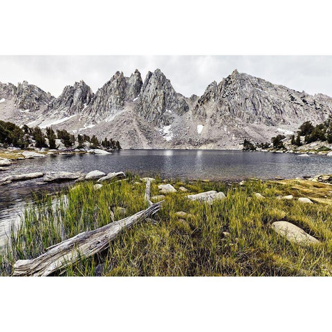 Kearsarge Lake-High Sierra Black Modern Wood Framed Art Print with Double Matting by Ford, John