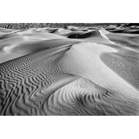 Dune-Death Valley Black Modern Wood Framed Art Print by Ford, John