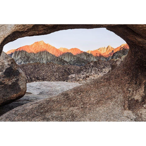 Mosaic Arch-California Black Modern Wood Framed Art Print with Double Matting by Ford, John