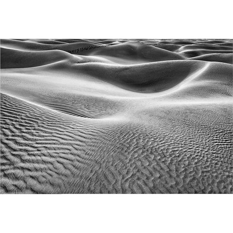 Mesquite Dunes-Death Valley National Park-California Black Modern Wood Framed Art Print by Ford, John