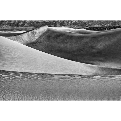 Mesquite Dunes-Death Valley National Park-California Gold Ornate Wood Framed Art Print with Double Matting by Ford, John