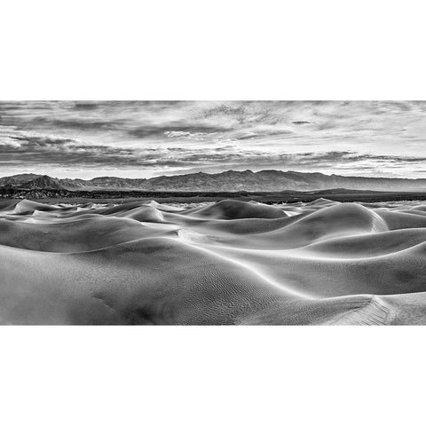 Mesquite Dunes-Death Valley National Park-California Black Modern Wood Framed Art Print by Ford, John