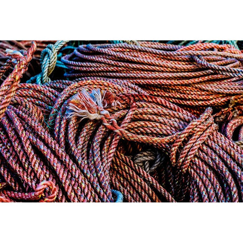 California-USA-Crescent City-Crescent City Marina Gold Ornate Wood Framed Art Print with Double Matting by Restuccia, Joe III