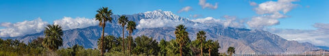 San Jacinto Mountain from Desert Hot Springs- California Black Modern Wood Framed Art Print by Muench, Zandria
