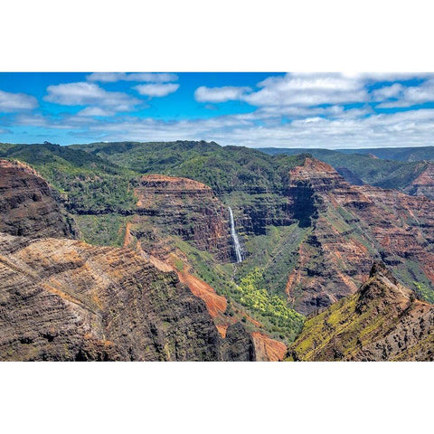 Waimea Canyon-Kauai-Hawaii-USA Black Modern Wood Framed Art Print by Engelbrecht, Lisa S.