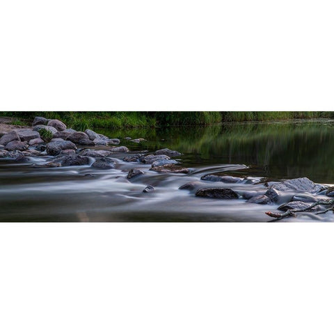 USA-Minnesota-Itasca State Park-Mississippi Headwaters Gold Ornate Wood Framed Art Print with Double Matting by Hawkins, Peter