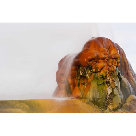Nevada, Black Rock Desert View of the Fly Geyser Black Modern Wood Framed Art Print by Illg, Cathy and Gordon