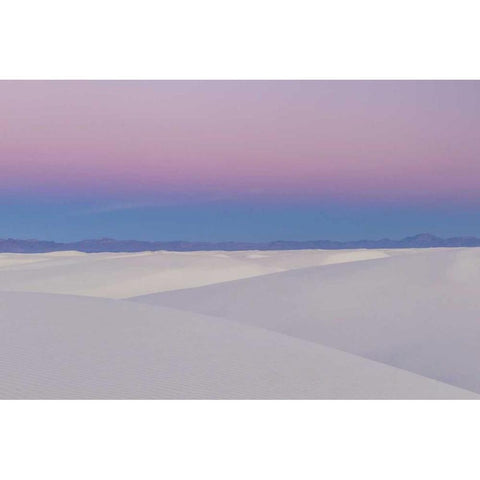 New Mexico, White Sands NM Desert at sunset Black Modern Wood Framed Art Print by Illg, Cathy and Gordon