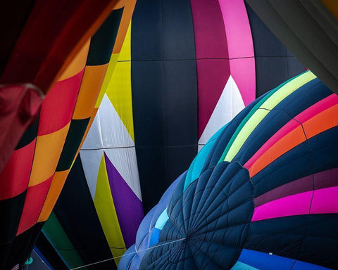 Mass Ascension Albuquerque International Balloon Fiesta-Albuquerque-New Mexico Black Ornate Wood Framed Art Print with Double Matting by Pryor, Maresa