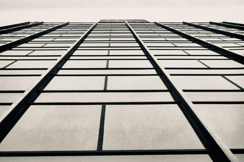 NY-New York-WTC Black Ornate Wood Framed Art Print with Double Matting by Molinari, Michele