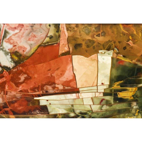 Oregon, Owyhee River Valley Morrisonite Jasper Black Modern Wood Framed Art Print by Kirkland, Dennis