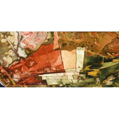 Oregon, Owyhee River Valley Morrisonite Jasper White Modern Wood Framed Art Print by Kirkland, Dennis