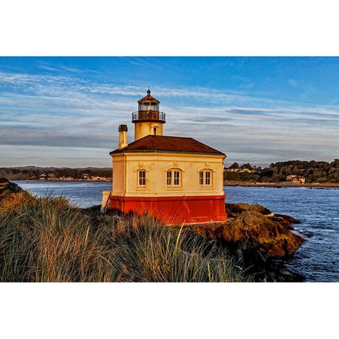 USA-Oregon-Bandon-Beach White Modern Wood Framed Art Print by Restuccia, Joe III