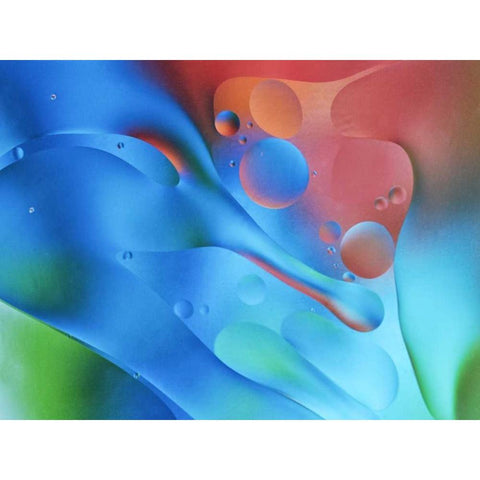 USA, Pennsylvania, Erie Oil abstract Black Modern Wood Framed Art Print by Anon, Ellen