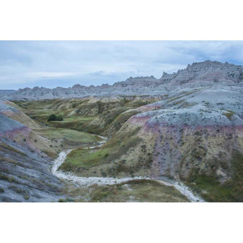South Dakota, Badlands NP Wilderness landscape Black Modern Wood Framed Art Print by Illg, Cathy and Gordon