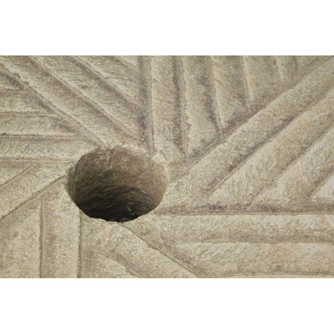 TN, Great Smoky Mts Old grinding wheel at a mill White Modern Wood Framed Art Print by Flaherty, Dennis