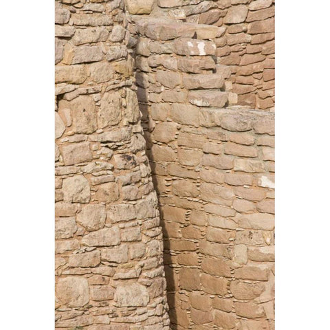 UT, Little Ruin Canyon Hovenweeps Twin Towers Black Modern Wood Framed Art Print with Double Matting by Grall, Don
