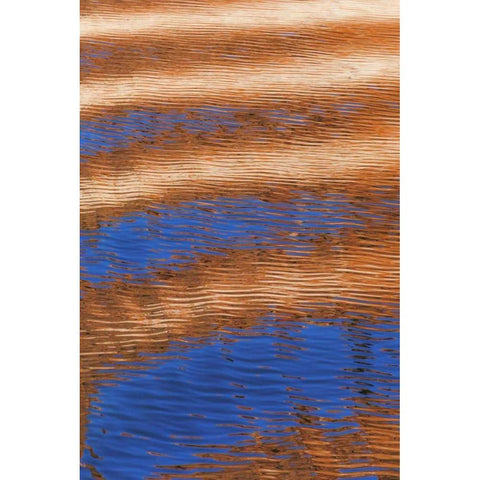 Utah, Glen Canyon Reflection in Lake Powell Black Modern Wood Framed Art Print by Paulson, Don