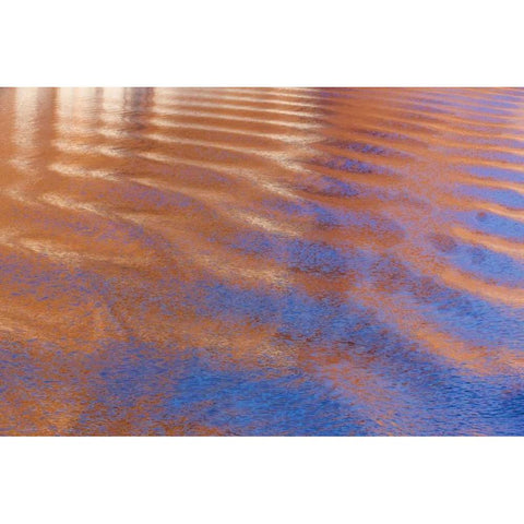 Utah, Glen Canyon Reflection in Lake Powell Black Modern Wood Framed Art Print by Paulson, Don