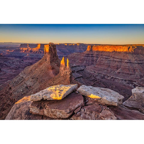 Dead Horse Point-Canyonlands National Park-Utah Black Modern Wood Framed Art Print by Ford, John