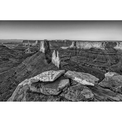 Dead Horse Point-Canyonlands National Park-Utah Black Modern Wood Framed Art Print by Ford, John