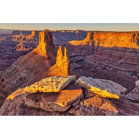 Dead Horse Point-Canyonlands National Park-Utah Black Modern Wood Framed Art Print by Ford, John