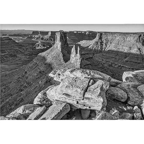 Dead Horse Point-Canyonlands National Park-Utah Black Modern Wood Framed Art Print by Ford, John