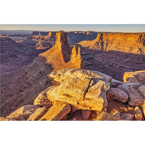 Dead Horse Point-Canyonlands National Park-Utah Black Modern Wood Framed Art Print by Ford, John