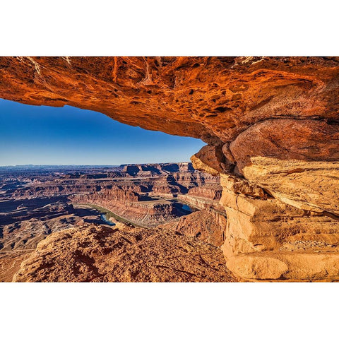 Dead Horse Point-Canyonlands National Park-Utah Black Modern Wood Framed Art Print by Ford, John