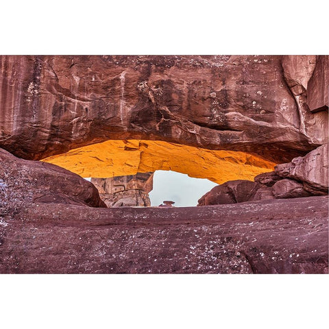 Dead Horse Point-Canyonlands National Park-Utah Gold Ornate Wood Framed Art Print with Double Matting by Ford, John
