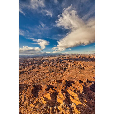Needles Overlook-Canyonlands National Park-Utah Black Modern Wood Framed Art Print by Ford, John