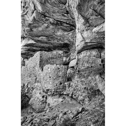 Little Westwater Ruin-Canyonlands National Park-Utah Black Modern Wood Framed Art Print by Ford, John