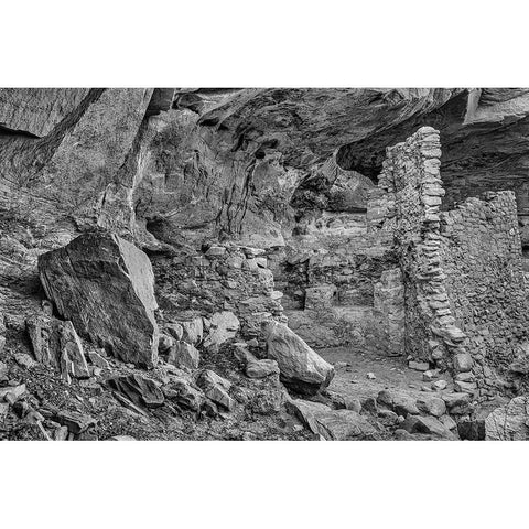 Little Westwater Ruin-Canyonlands National Park-Utah Gold Ornate Wood Framed Art Print with Double Matting by Ford, John