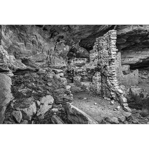 Little Westwater Ruin-Canyonlands National Park-Utah Black Modern Wood Framed Art Print by Ford, John
