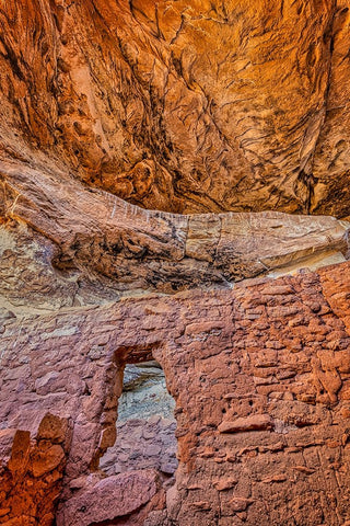 Little Westwater Ruin-Canyonlands National Park-Utah Black Ornate Wood Framed Art Print with Double Matting by Ford, John