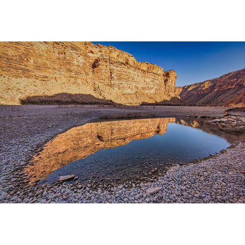 Pool-Colorado River-Moab-Utah Black Modern Wood Framed Art Print by Ford, John