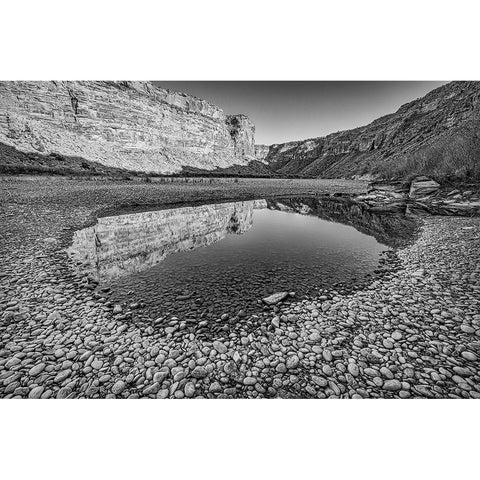 Pool-Colorado River-Moab-Utah Gold Ornate Wood Framed Art Print with Double Matting by Ford, John