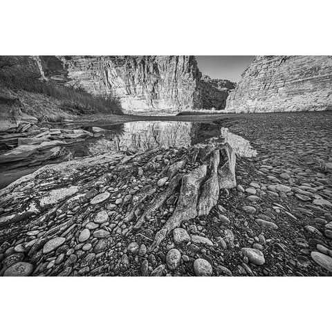 Pool-Colorado River-Moab-Utah Black Modern Wood Framed Art Print with Double Matting by Ford, John