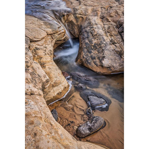 Whirlpools-Escalante-Utah Black Modern Wood Framed Art Print by Ford, John