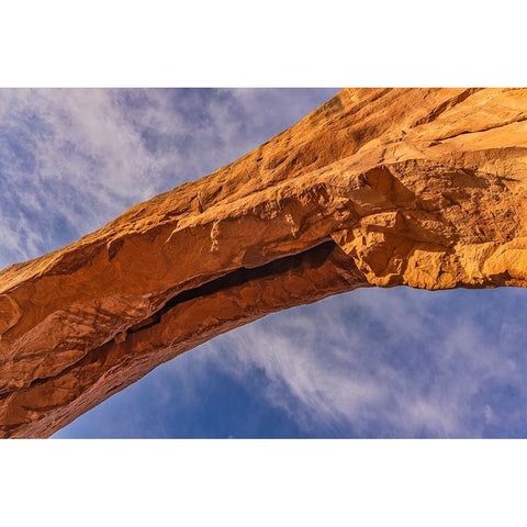 North Window Arch--Arches National Park-Utah White Modern Wood Framed Art Print by Ford, John