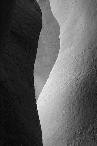 Utah Grand Staircase-Escalante National Monument-Spooky Gulch White Modern Wood Framed Art Print with Double Matting by Wild, Jamie and Judy