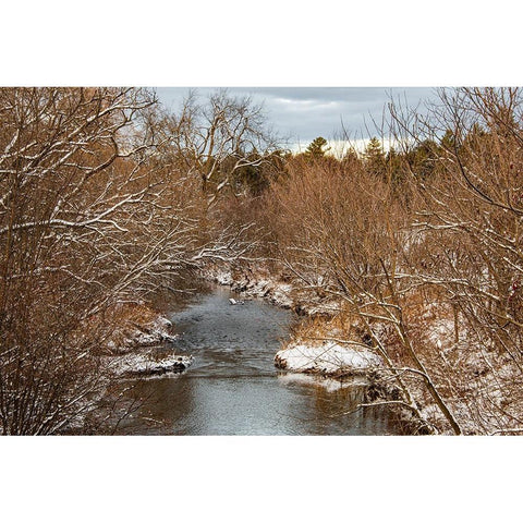 USA-Vermont-Morrisville Black Modern Wood Framed Art Print by Jones, Allison