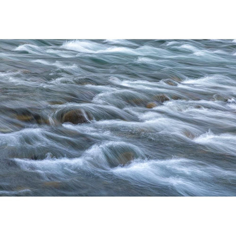 USA-Washington State-Olympic National Park Elwha River rapids scenic Black Modern Wood Framed Art Print by Jaynes Gallery